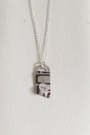 Clear Topaz Pendant