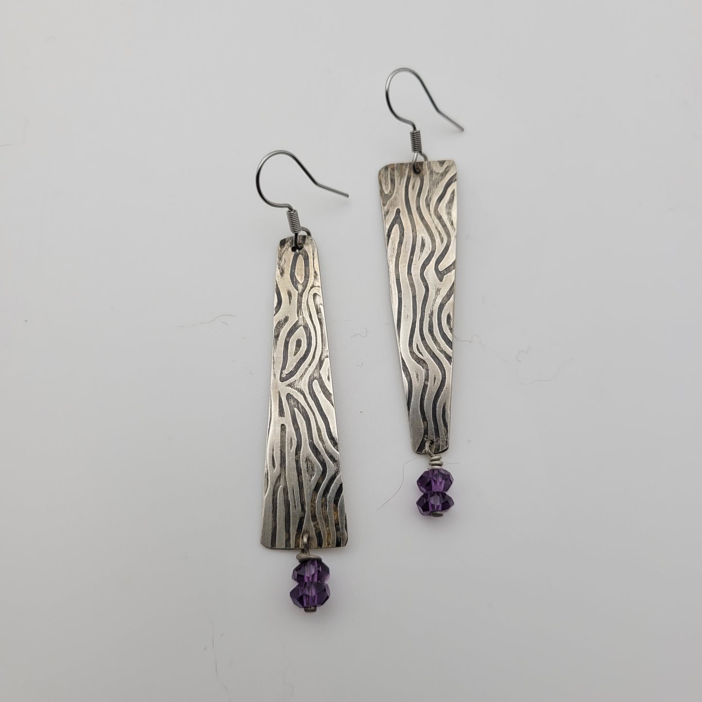 Amethyst Pathway Sterling Dangles