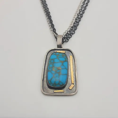 Gold Matrix Turquoise