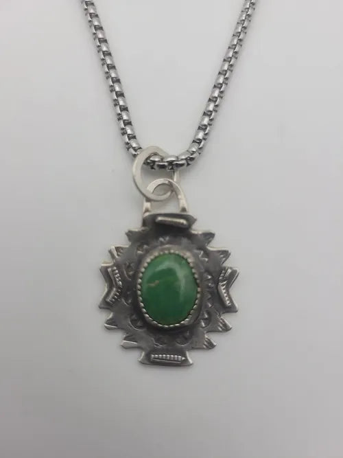 Nevada Green Turquoise Pendant