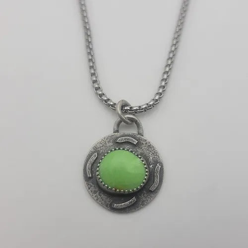 Gaspeite Pendant