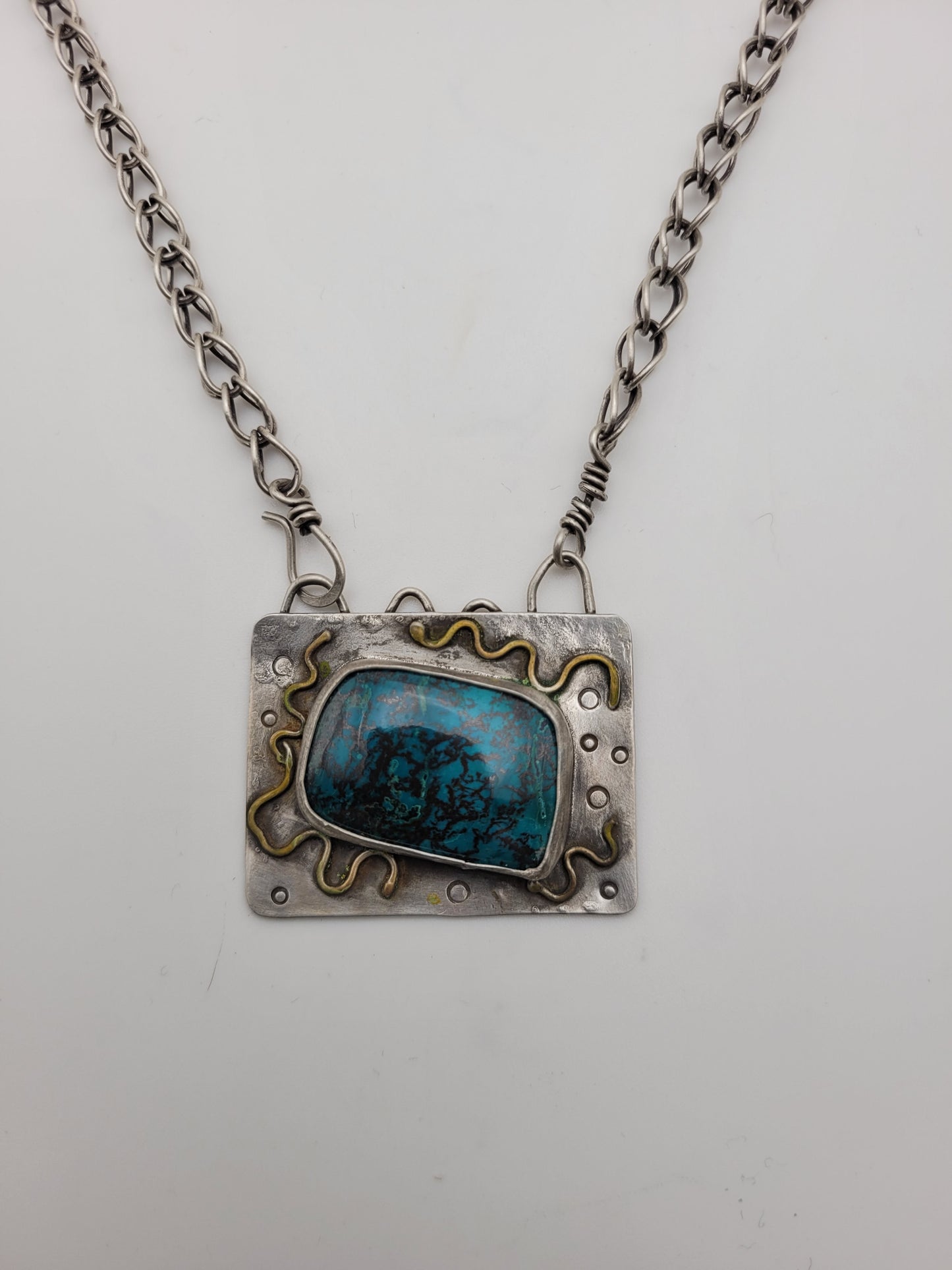 Chrysocolla Ripple Pendant