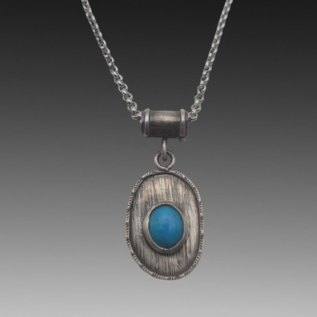 Turquoise Oval Swing Pendant