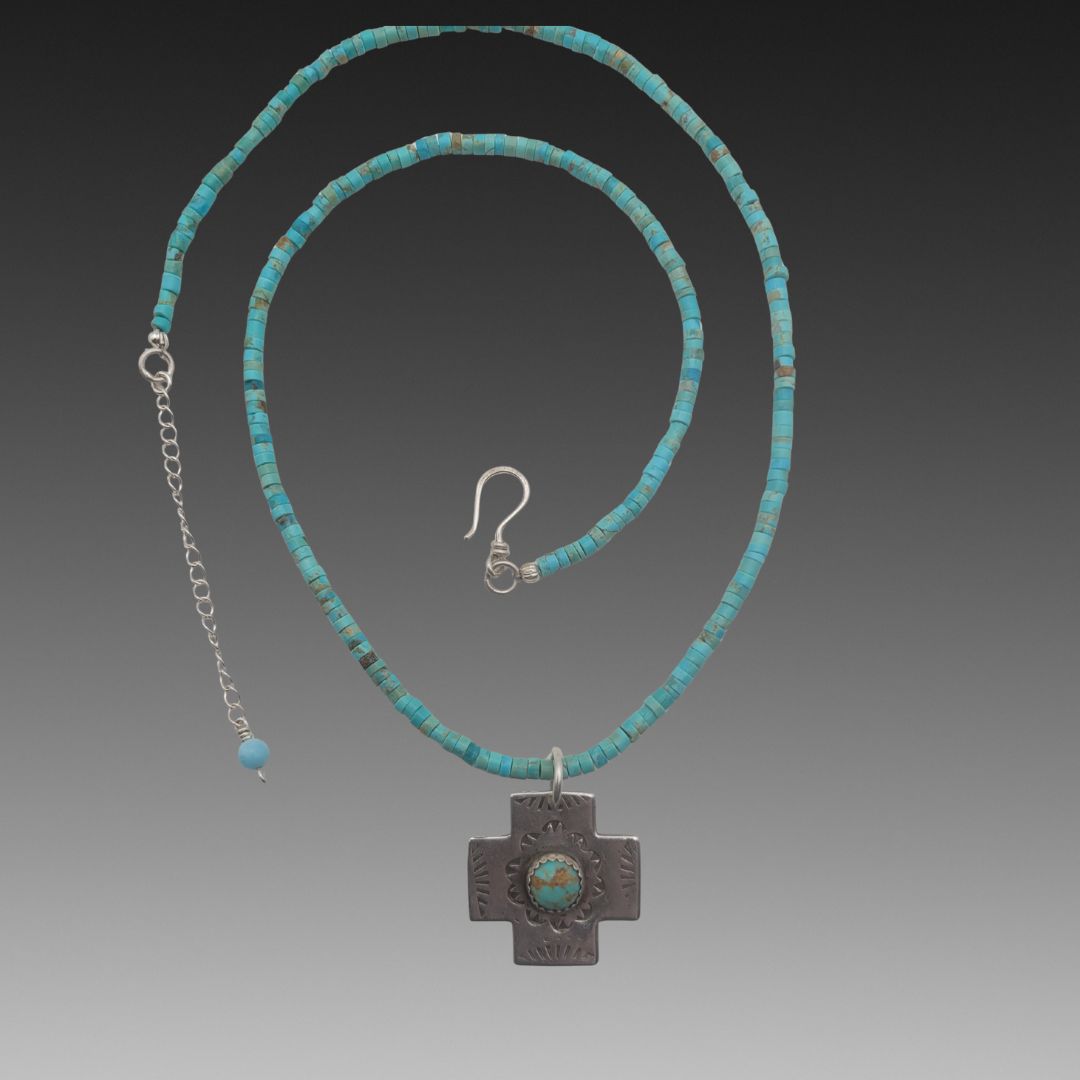 Kingman Turquoise Desert Cross