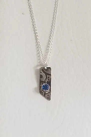 Blue Topaz Pendant