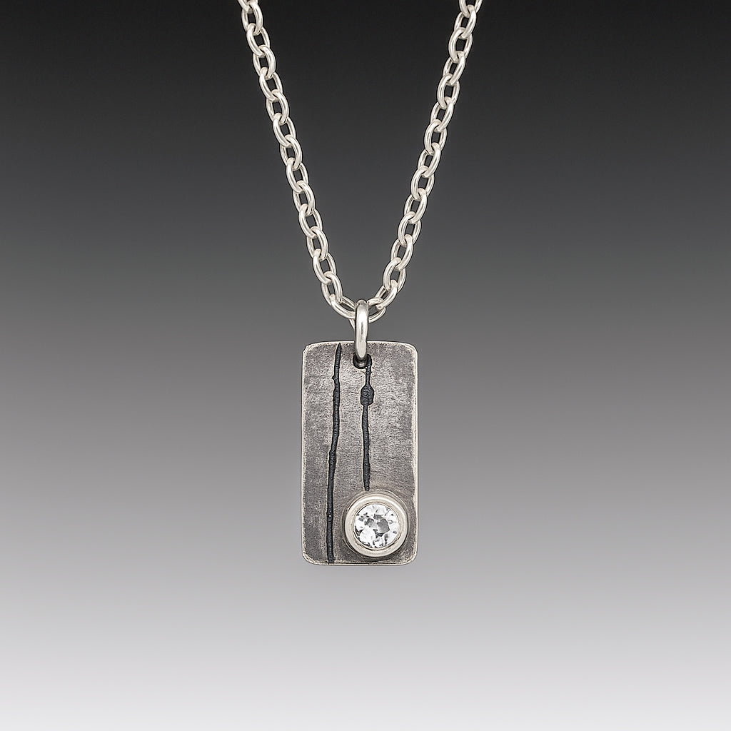 Starlight Echo Topaz Pendant