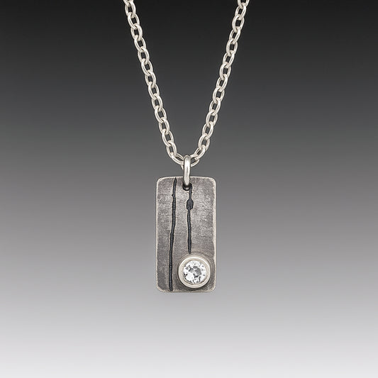 Starlight Echo Topaz Pendant