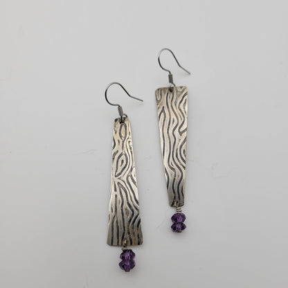 Amethyst Pathway Sterling Dangles