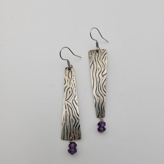 Amethyst Pathway Sterling Dangles