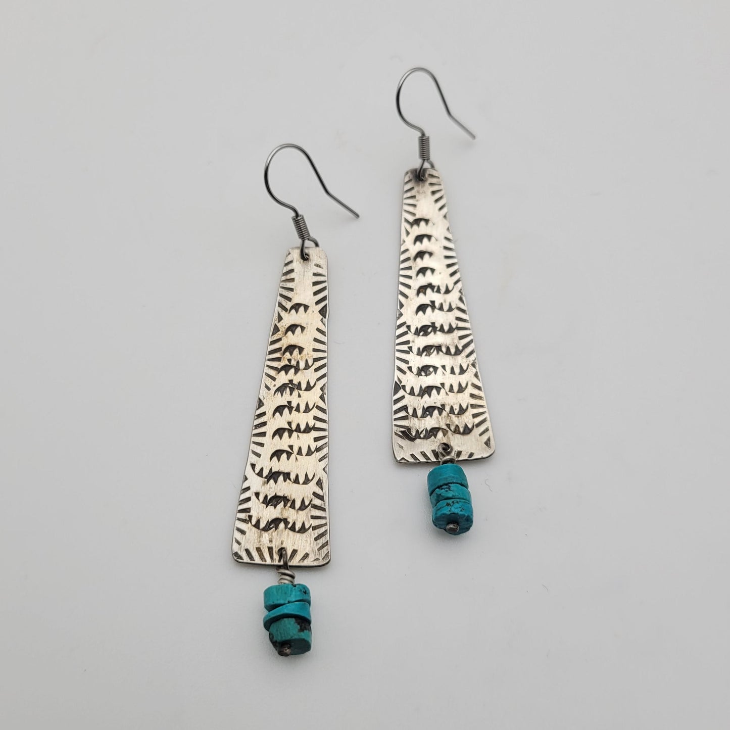 Turquoise Cascade Earrings