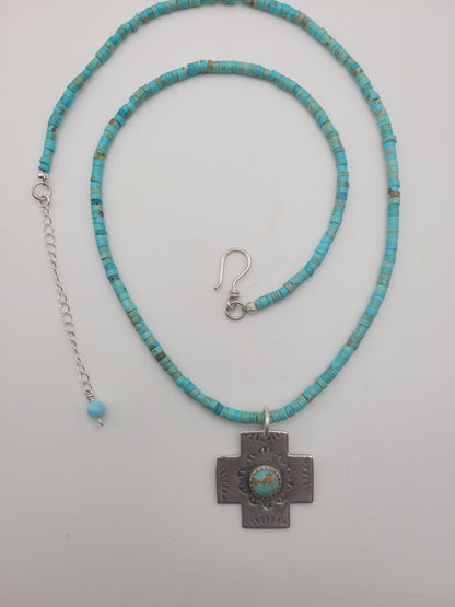 Kingman Turquoise Desert Cross