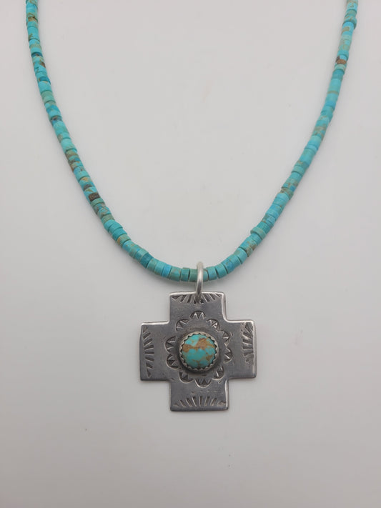 Kingman Turquoise Desert Cross