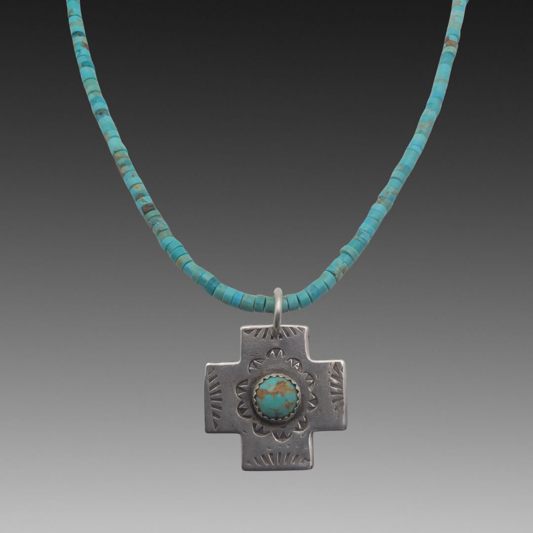 Kingman Turquoise Desert Cross