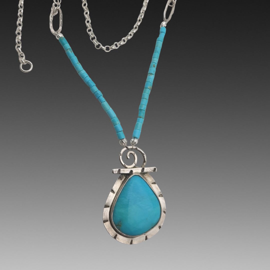 Kingman Blue Waters Pendant