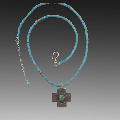 Kingman Turquoise Desert Cross