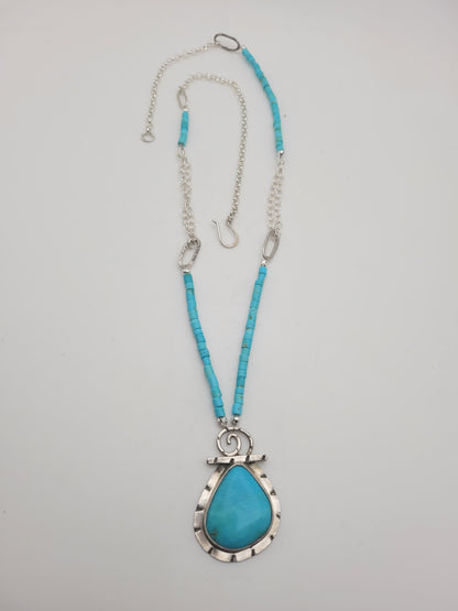 Kingman Blue Waters Pendant